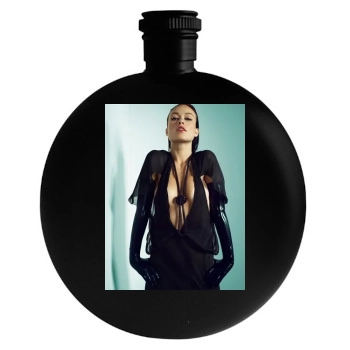 Olivia Wilde Round Flask