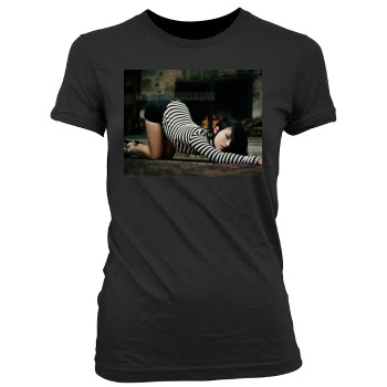 Olivia Wilde Women's Junior Cut Crewneck T-Shirt