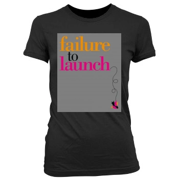 Failure To Launch (2006) Women's Junior Cut Crewneck T-Shirt