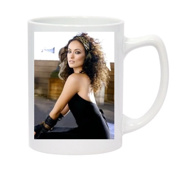 Olivia Wilde 14oz White Statesman Mug