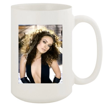 Olivia Wilde 15oz White Mug