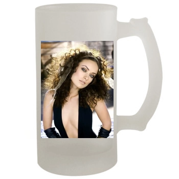 Olivia Wilde 16oz Frosted Beer Stein