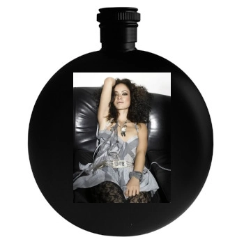 Olivia Wilde Round Flask