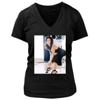 Olivia Wilde Women's Deep V-Neck TShirt