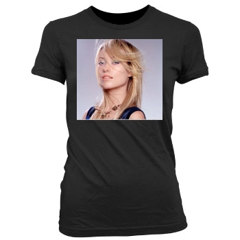 Olivia Wilde Women's Junior Cut Crewneck T-Shirt