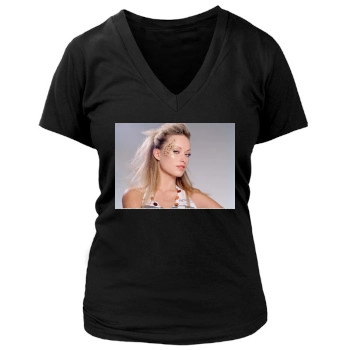 Olivia Wilde Women's Deep V-Neck TShirt