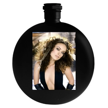 Olivia Wilde Round Flask