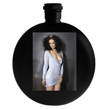 Olivia Wilde Round Flask