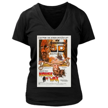 House of Wax (1953) Women's Deep V-Neck TShirt