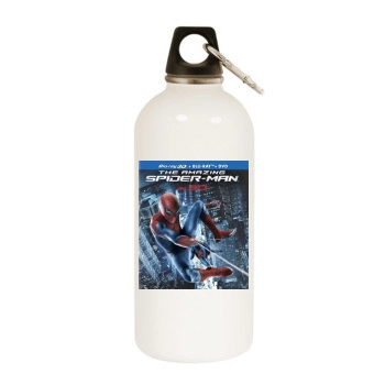 The Amazing Spider-Man (2012) White Water Bottle With Carabiner