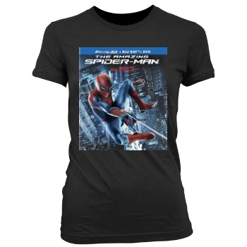 The Amazing Spider-Man (2012) Women's Junior Cut Crewneck T-Shirt