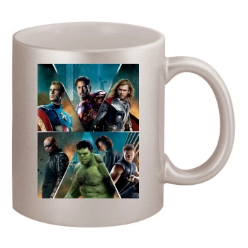 The Avengers (2012) 11oz Metallic Silver Mug