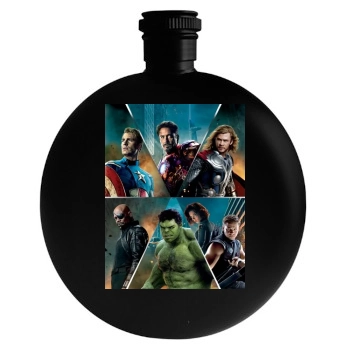 The Avengers (2012) Round Flask