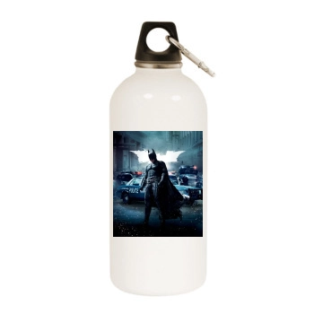 The Dark Knight Rises (2012) White Water Bottle With Carabiner