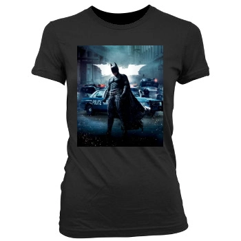 The Dark Knight Rises (2012) Women's Junior Cut Crewneck T-Shirt