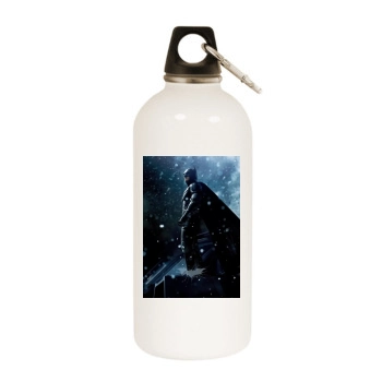 The Dark Knight Rises (2012) White Water Bottle With Carabiner