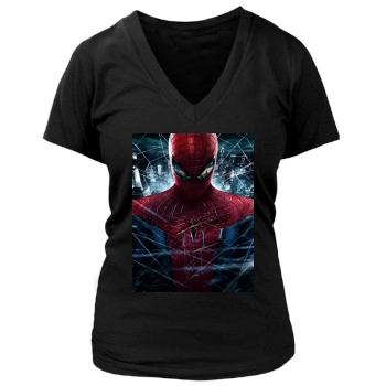 The Amazing Spider-Man (2012) Women's Deep V-Neck TShirt