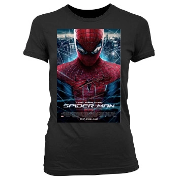 The Amazing Spider-Man (2012) Women's Junior Cut Crewneck T-Shirt