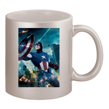 The Avengers (2012) 11oz Metallic Silver Mug