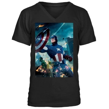 The Avengers (2012) Men's V-Neck T-Shirt