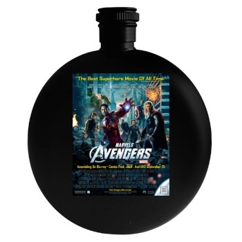 The Avengers (2012) Round Flask