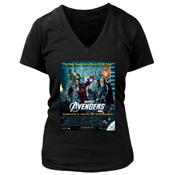 The Avengers (2012) Women's Deep V-Neck TShirt