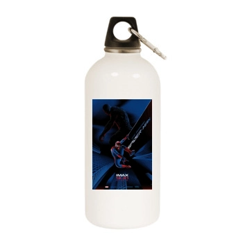 The Amazing Spider-Man (2012) White Water Bottle With Carabiner