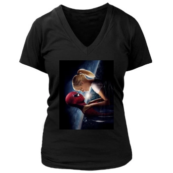 The Amazing Spider-Man (2012) Women's Deep V-Neck TShirt