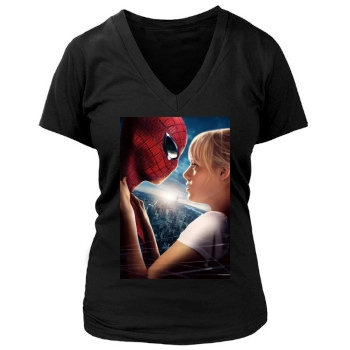 The Amazing Spider-Man (2012) Women's Deep V-Neck TShirt