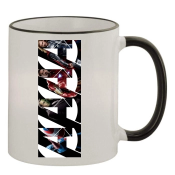 The Avengers (2012) 11oz Colored Rim & Handle Mug