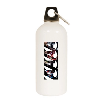 The Avengers (2012) White Water Bottle With Carabiner