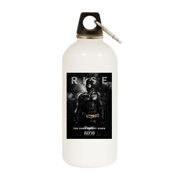 The Dark Knight Rises (2012) White Water Bottle With Carabiner