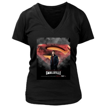 Smallville (2001) Women's Deep V-Neck TShirt