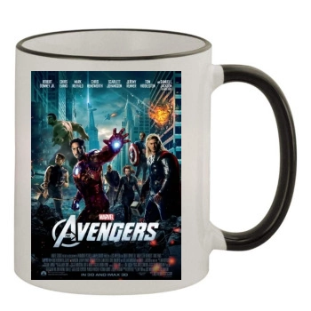 The Avengers (2012) 11oz Colored Rim & Handle Mug