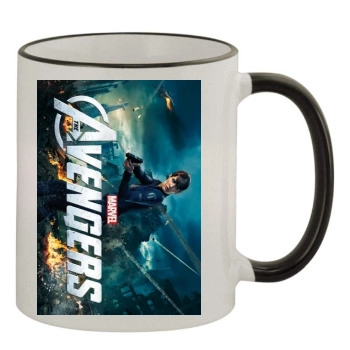 The Avengers (2012) 11oz Colored Rim & Handle Mug