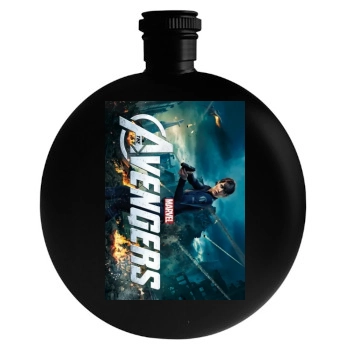 The Avengers (2012) Round Flask