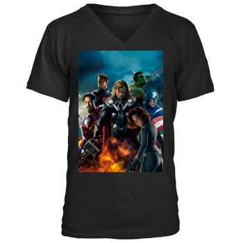 The Avengers (2012) Men's V-Neck T-Shirt