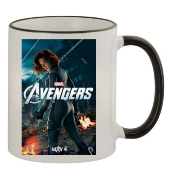 The Avengers (2012) 11oz Colored Rim & Handle Mug