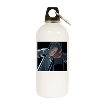 The Avengers (2012) White Water Bottle With Carabiner