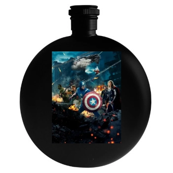 The Avengers (2012) Round Flask