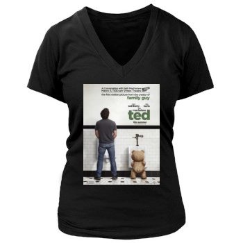 Ted (2012) Women's Deep V-Neck TShirt