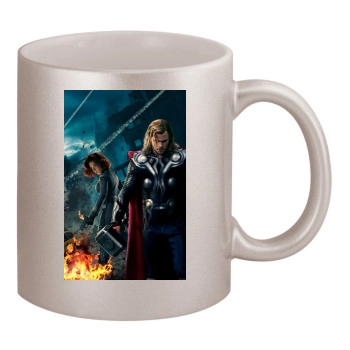 The Avengers (2012) 11oz Metallic Silver Mug