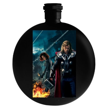 The Avengers (2012) Round Flask