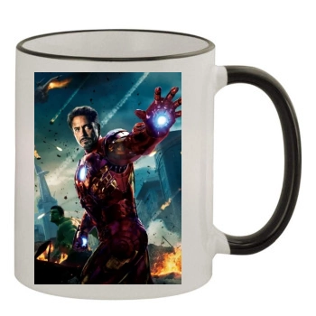 The Avengers (2012) 11oz Colored Rim & Handle Mug