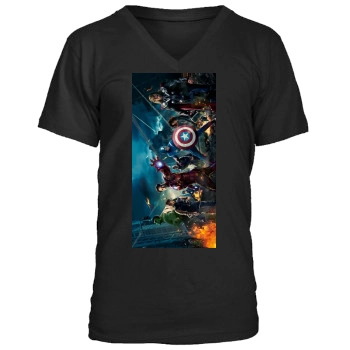 The Avengers (2012) Men's V-Neck T-Shirt