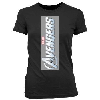 The Avengers (2012) Women's Junior Cut Crewneck T-Shirt