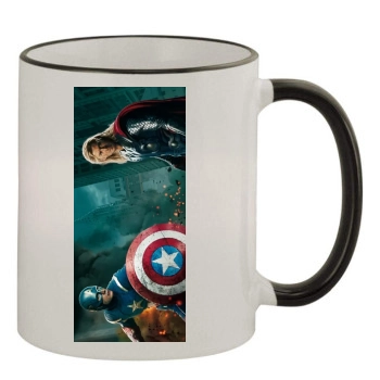 The Avengers (2012) 11oz Colored Rim & Handle Mug