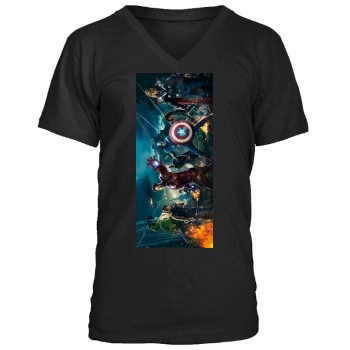 The Avengers (2012) Men's V-Neck T-Shirt