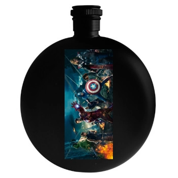 The Avengers (2012) Round Flask