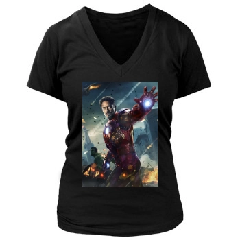 The Avengers (2012) Women's Deep V-Neck TShirt